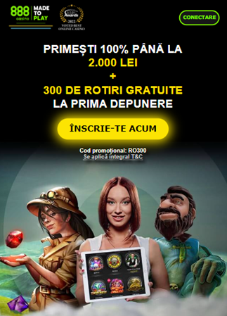 888 casino cod bonus la depunere