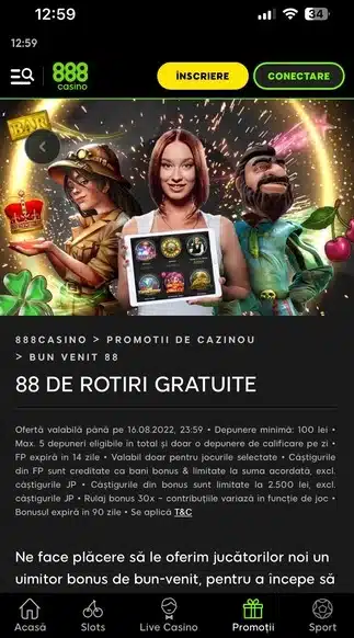 888casino bonus fara depunere 0125