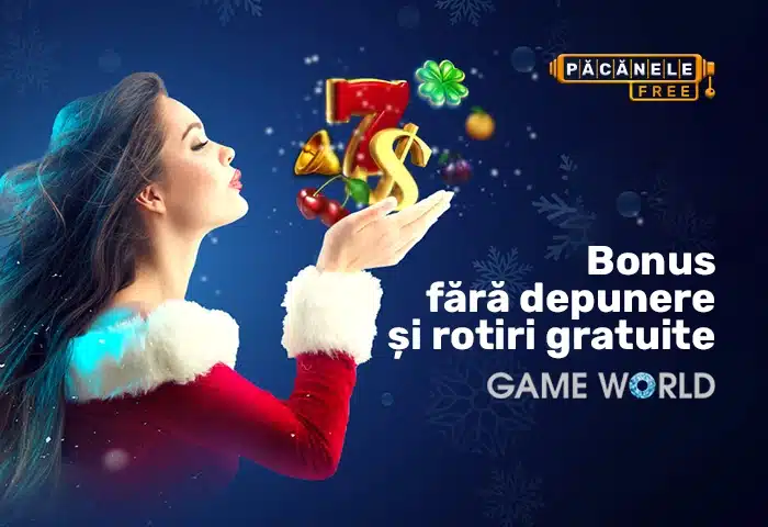 game world bonus fără depunere și rotiri gratuite