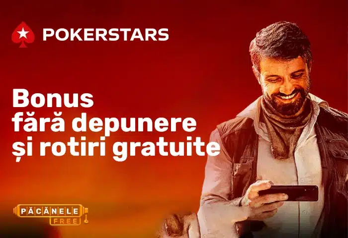 pokerstars bonus fără depunere și rotiri gratuite