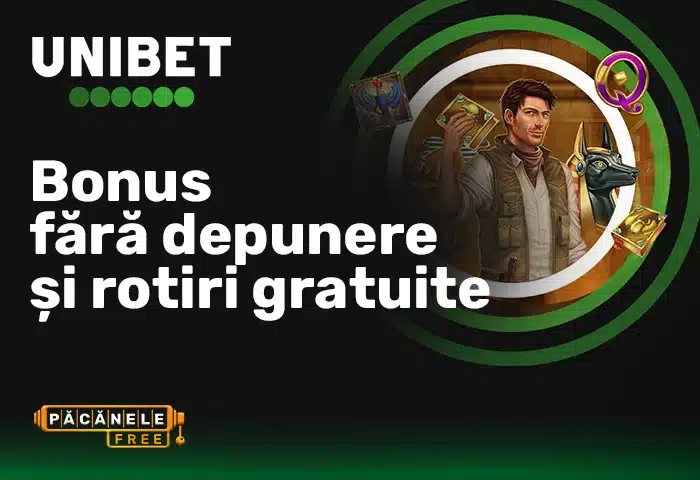 unibet bonus fără depunere și rotiri gratuite