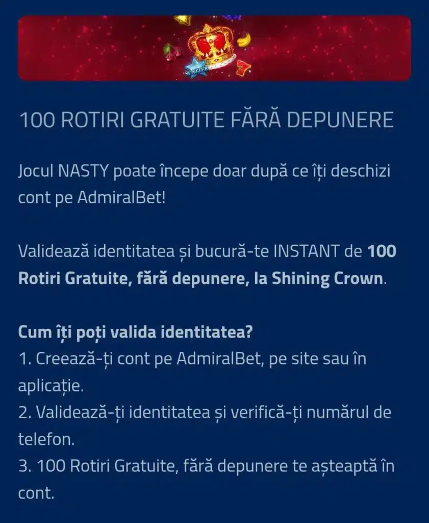 admiral casino bonus fara depunere 0225