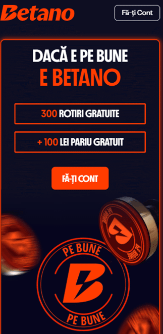 betano bonus fara depunere 0109