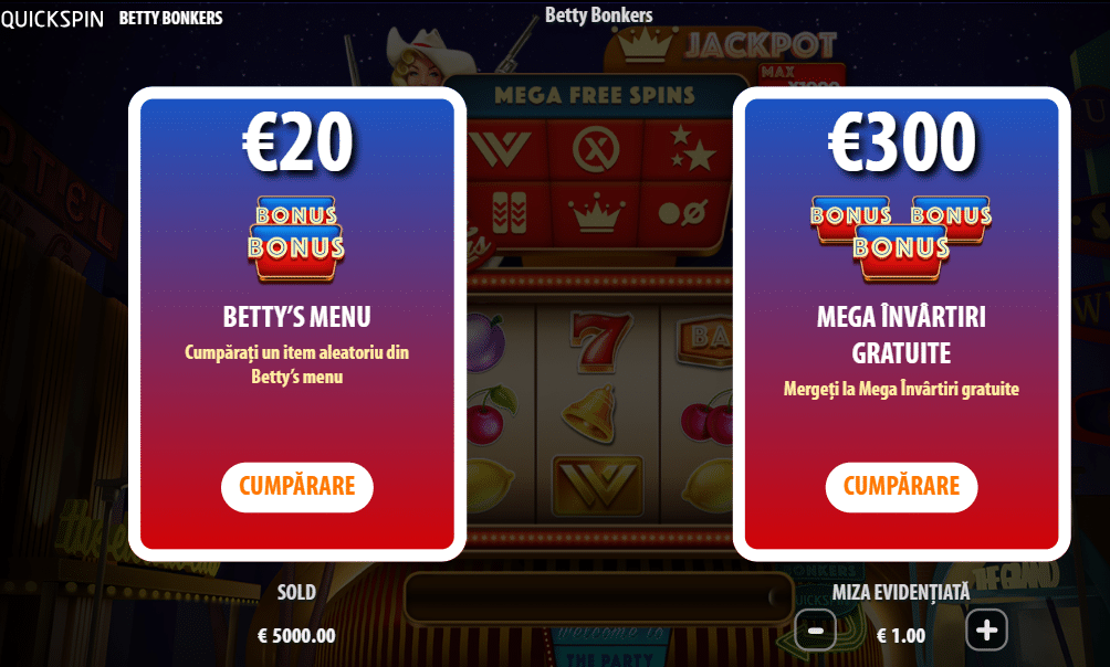 cumpara bonus betty bonkers