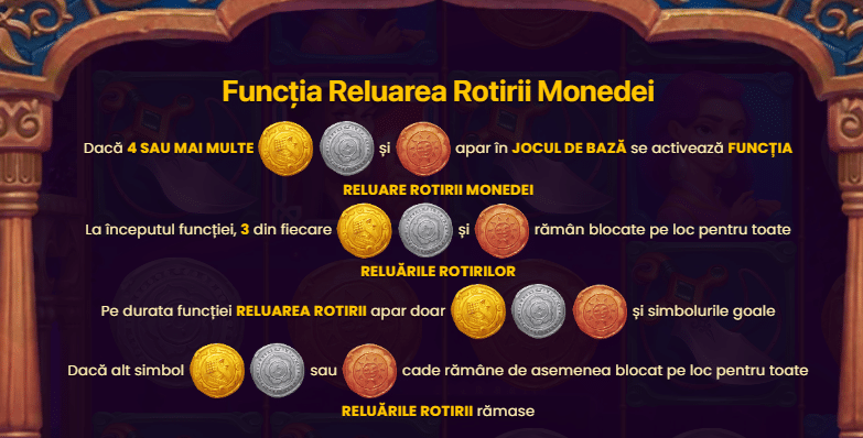 functia rotirii monedei before time runs out